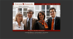 Desktop Screenshot of cousin-associes.com